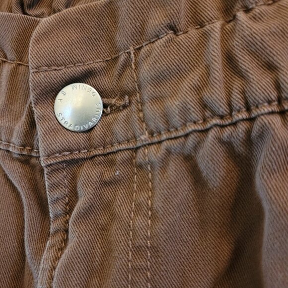 Stradivarius / Denim / Brown / Women / 7/8 Length / Size M - Picture 4 of 7